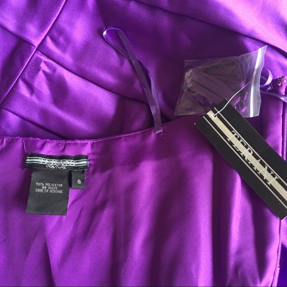 🔥New Terani Couture Purple Prom Gown 8/S - Picture 6 of 8